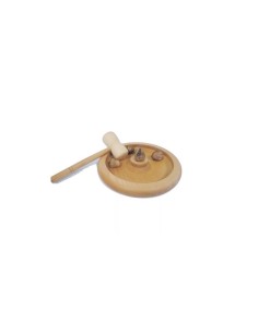 VASSOIO SCHIACCIANOCI IN LEGNO 25 CM MEETING su TreG Ingrosso 2