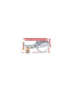 TRINCIAPOLLO IN ACCIAIO INOX 24 CM DE LUCA su TreG Ingrosso