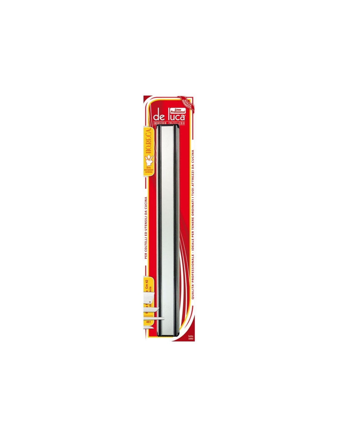 BARRA MAGNETICA APPENDICOLTELLI 42CM DE LUCA su TreG Ingrosso