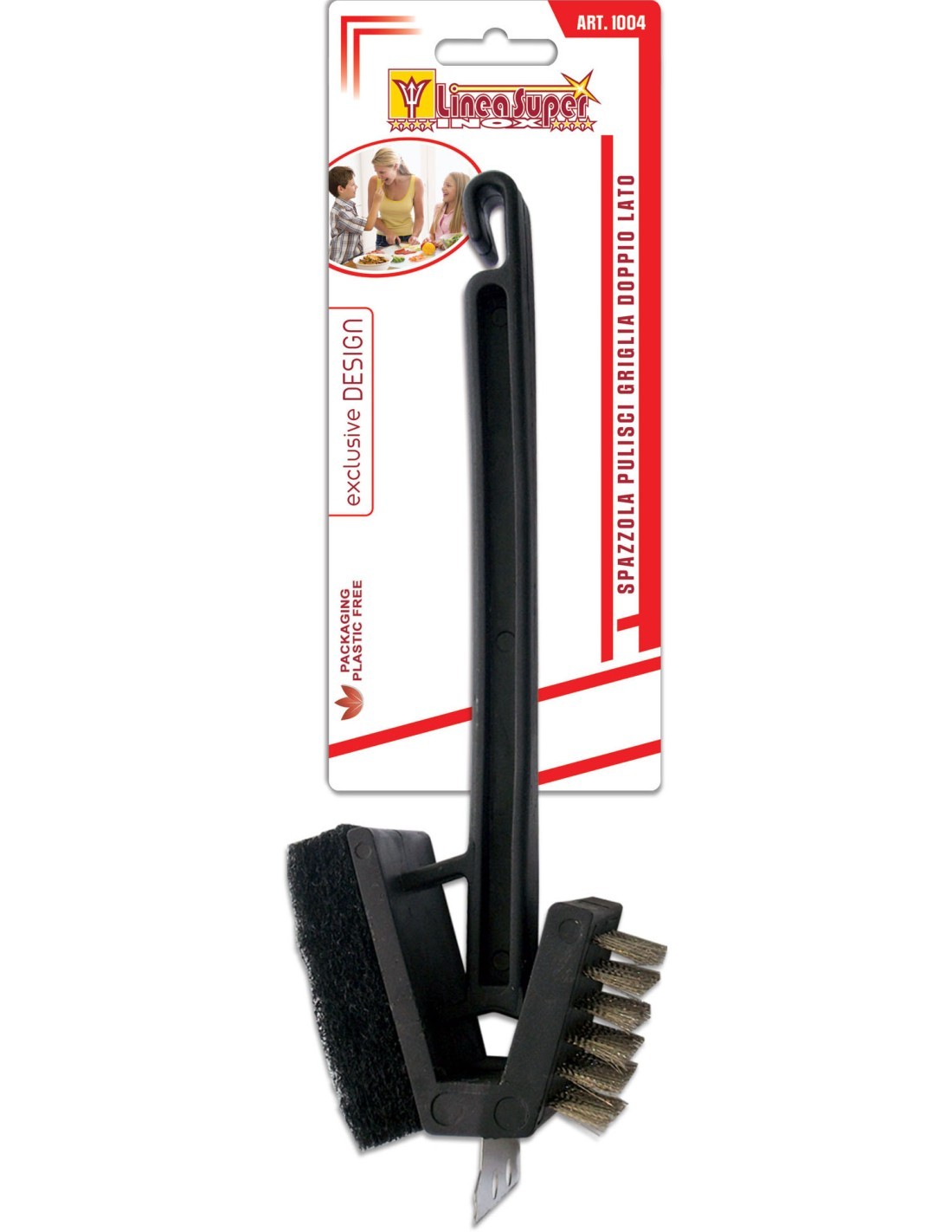 SPAZZOLA PULISCI GRIGLIA DE LUCA su TreG Ingrosso