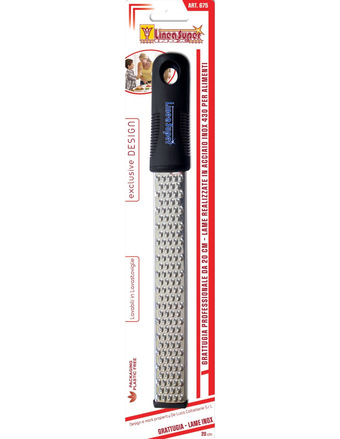 GRATTUGIA LIMONI IN ACCIAIO INOX 20CM DE LUCA su TreG Ingrosso