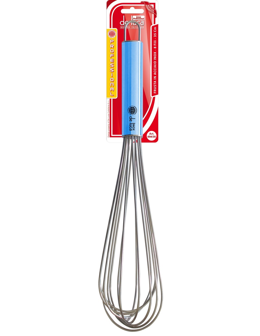 FRUSTA 694-35 INOX 8 FILI 35CM DE LUCA su TreG Ingrosso