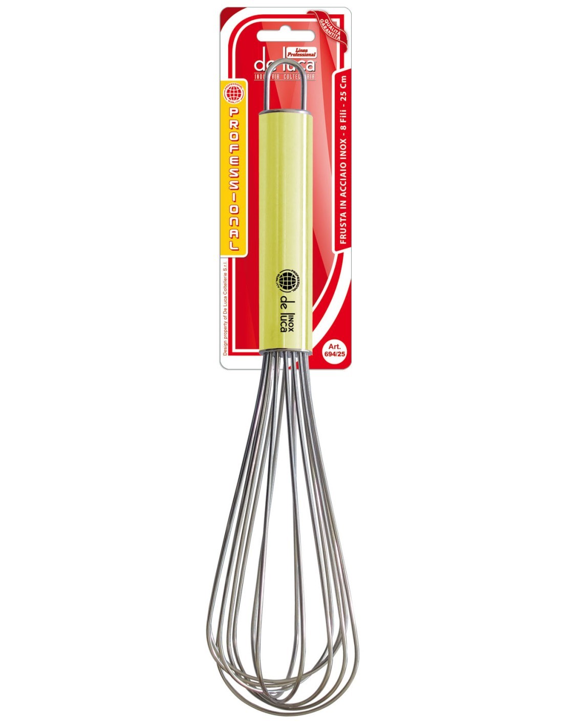 FRUSTA 694-25 INOX 8FILI 25CM su TreG Ingrosso