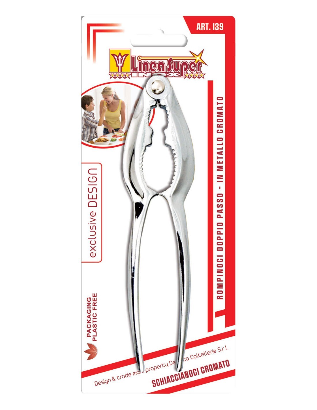 ROMPINOCI CROMATO IN ALLUMINIO DE LUCA su TreG Ingrosso