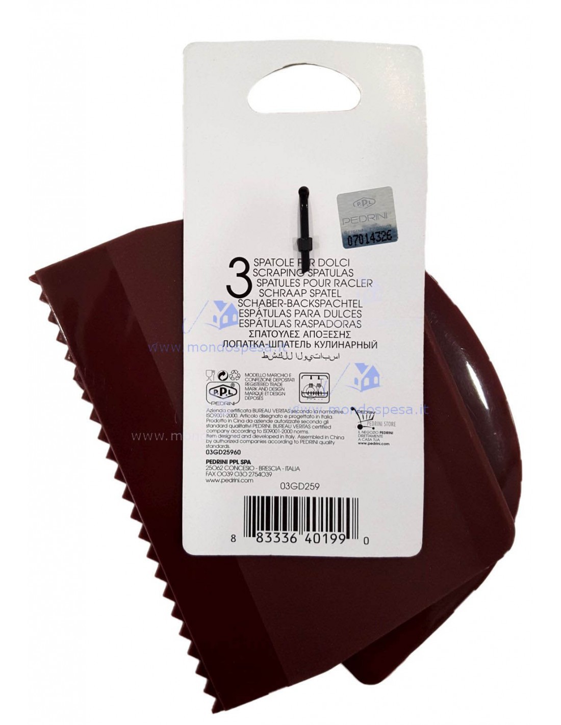 SET 3 SPATOLE DOLCI 3GD259 su TreG Ingrosso