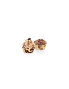 TESCOMA 6 PIROTTINI 6 CM IN CARTA DECORO CAFFE' 630604 su TreG Ingr...