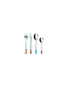 TESCOMA SET 4 POSATE PER BAMBINI DECORO ANIMALETTI IN ACCIAIO 66808... 2