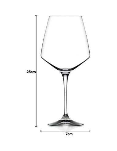 ARIA CALICI VINI ROSSI 78 CL SET 6 25324 RCR TRENDS su TreG Ingrosso