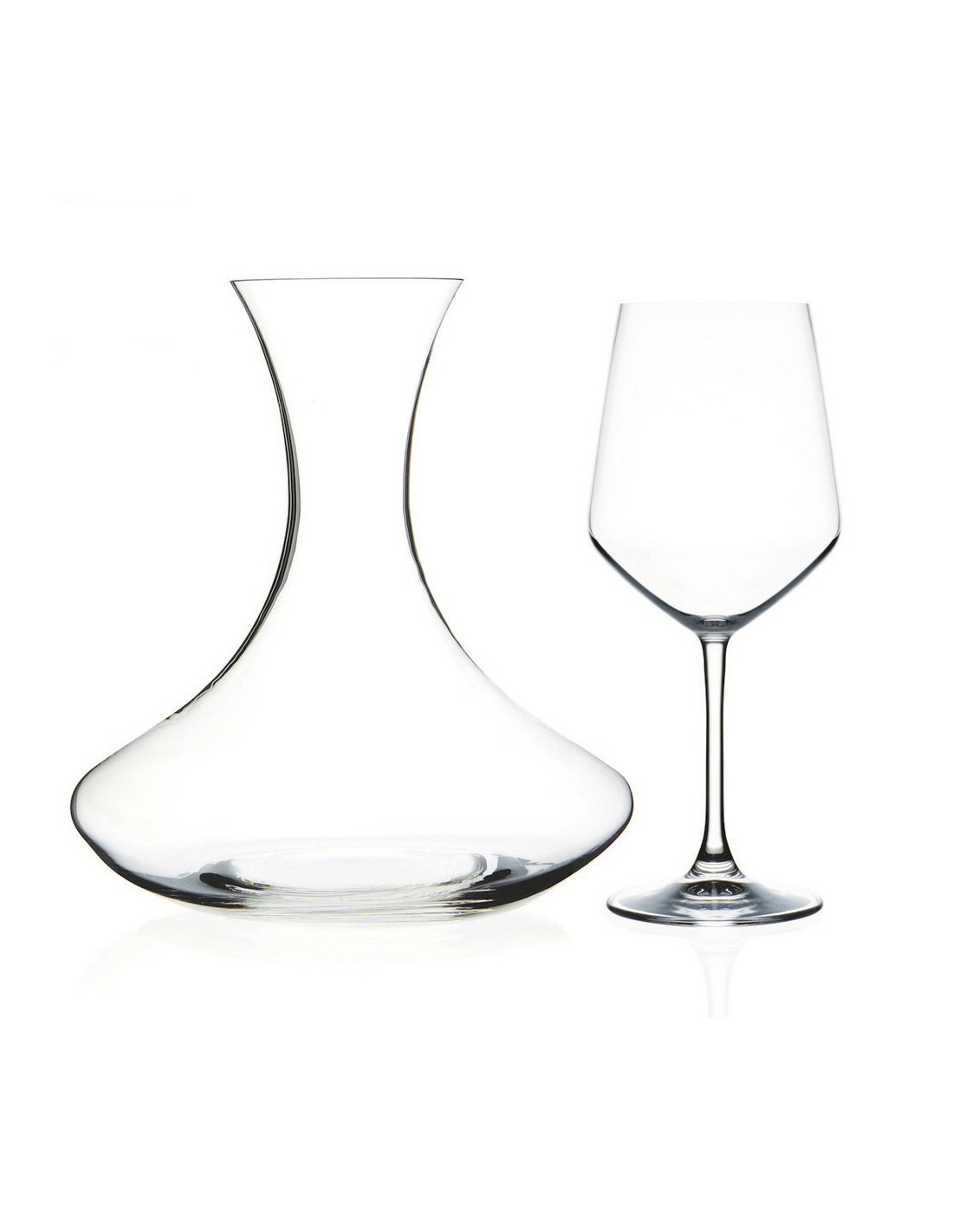 UNIVERSUM SET 7 PZ DECANTER E CALICI 73260 RCR TRENDS su TreG Ingrosso