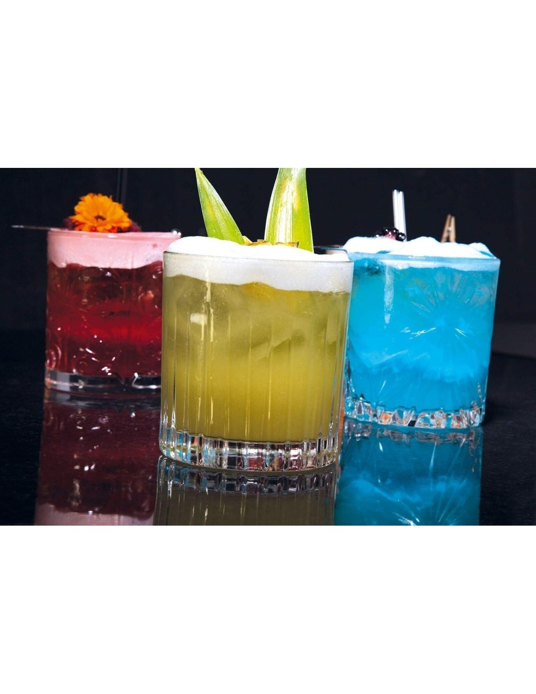 MIXOLOGY 26249 CONFEZIONE 4 BICCHIERI COCKTAIL RCR su TreG Ingrosso