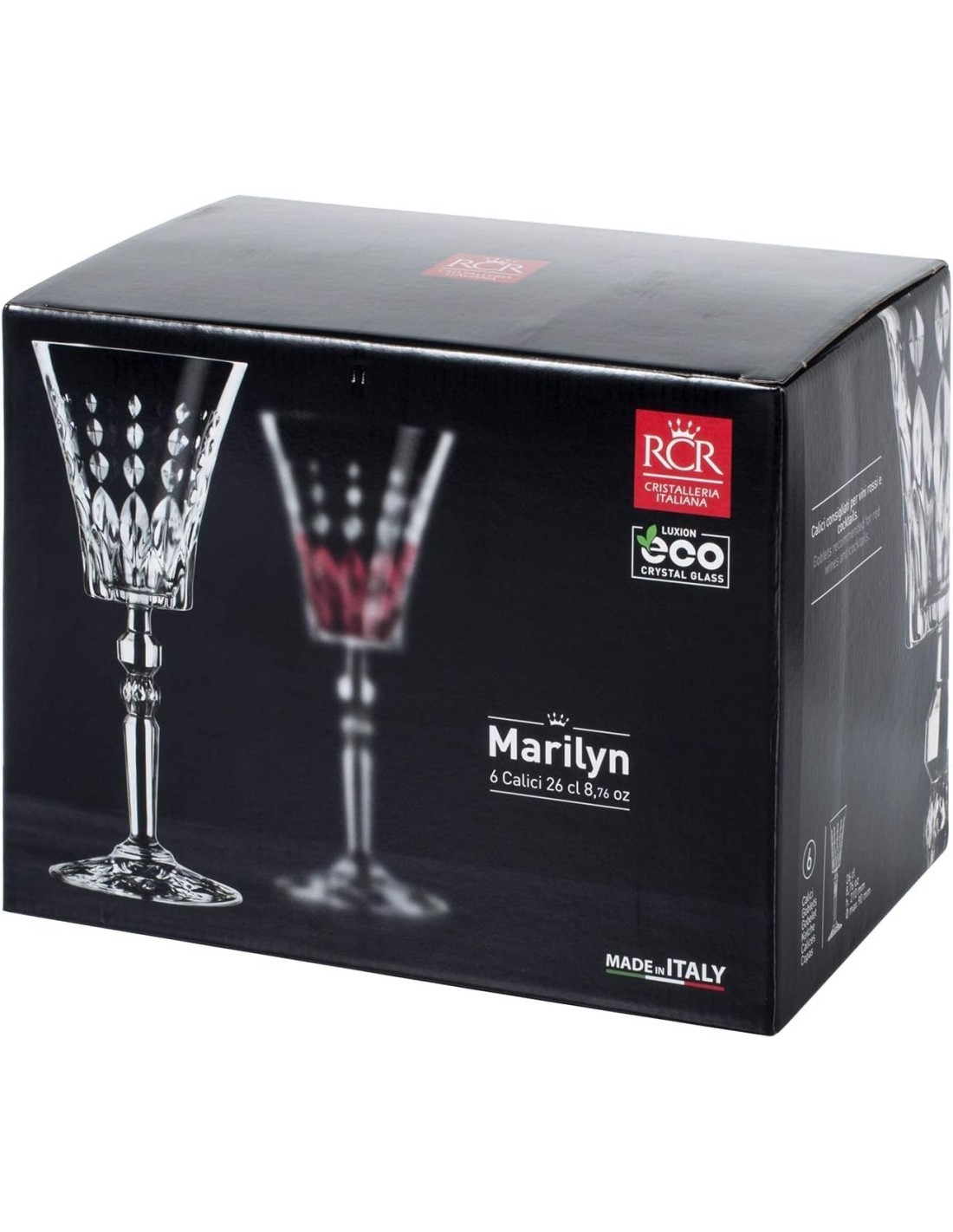 MARILYN CONFEZIONE 6 CALICI 26CL RCR su TreG Ingrosso