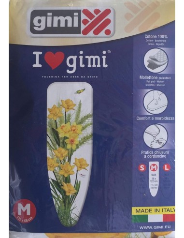 COPRIASSE DA STIRO "I LOVE" 126X48 CM GIMI su TreG Ingrosso