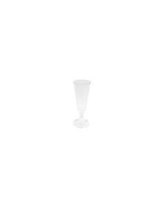 CONFEZIONE 6 FLUTE 40755 TRASPARENTI PLASTICA su TreG Ingrosso