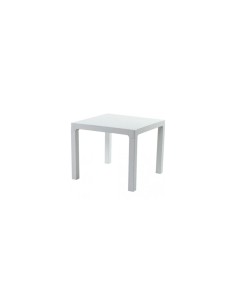 TAVOLO ARES IN PLASTICA 90X90X74 CM BIANCO ARETA su TreG Ingrosso