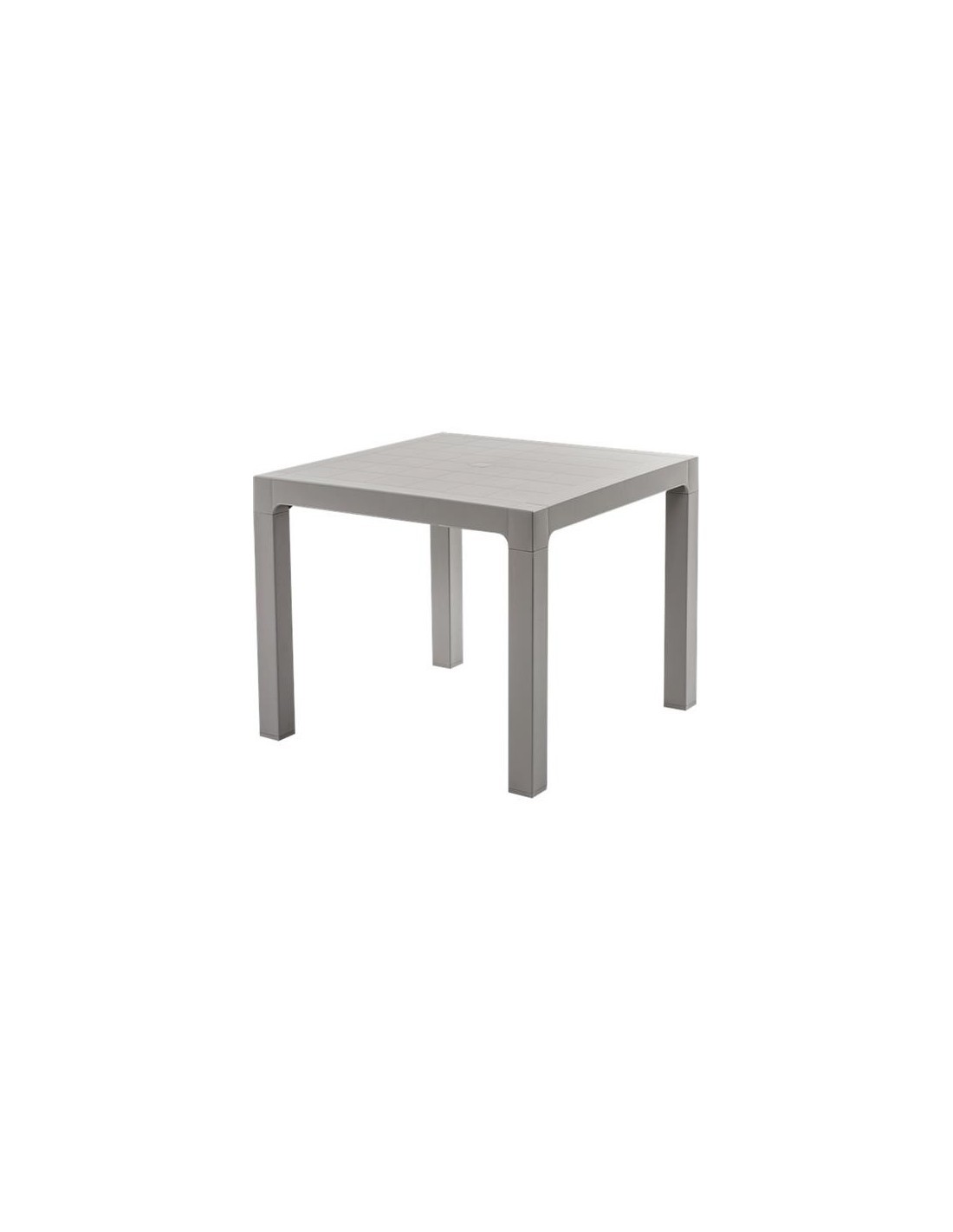 TAVOLO ARES IN PLASTICA 70X70X74 CM TORTORA ARETA su TreG Ingrosso