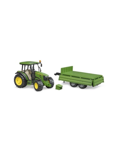 TRATT 02108 JOHN DEERE 5115M C/RIMORCHIO su TreG Ingrosso