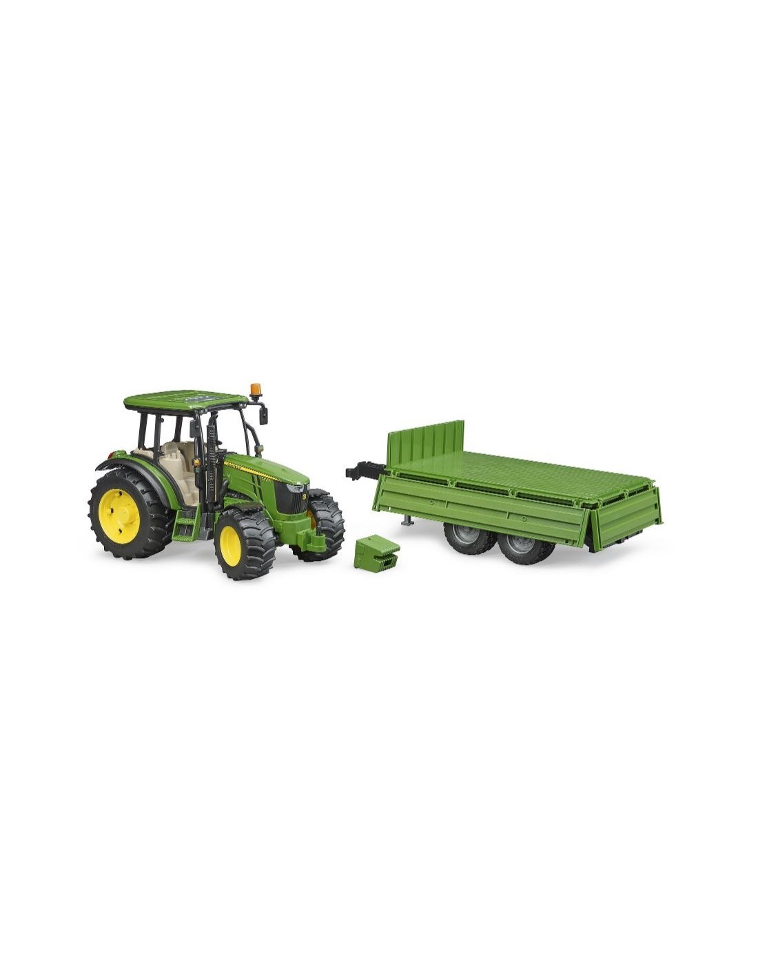 TRATT 02108 JOHN DEERE 5115M C/RIMORCHIO su TreG Ingrosso