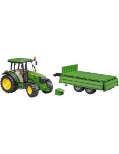 TRATT 02108 JOHN DEERE 5115M C/RIMORCHIO su TreG Ingrosso