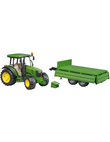 TRATT 02108 JOHN DEERE 5115M C/RIMORCHIO su TreG Ingrosso