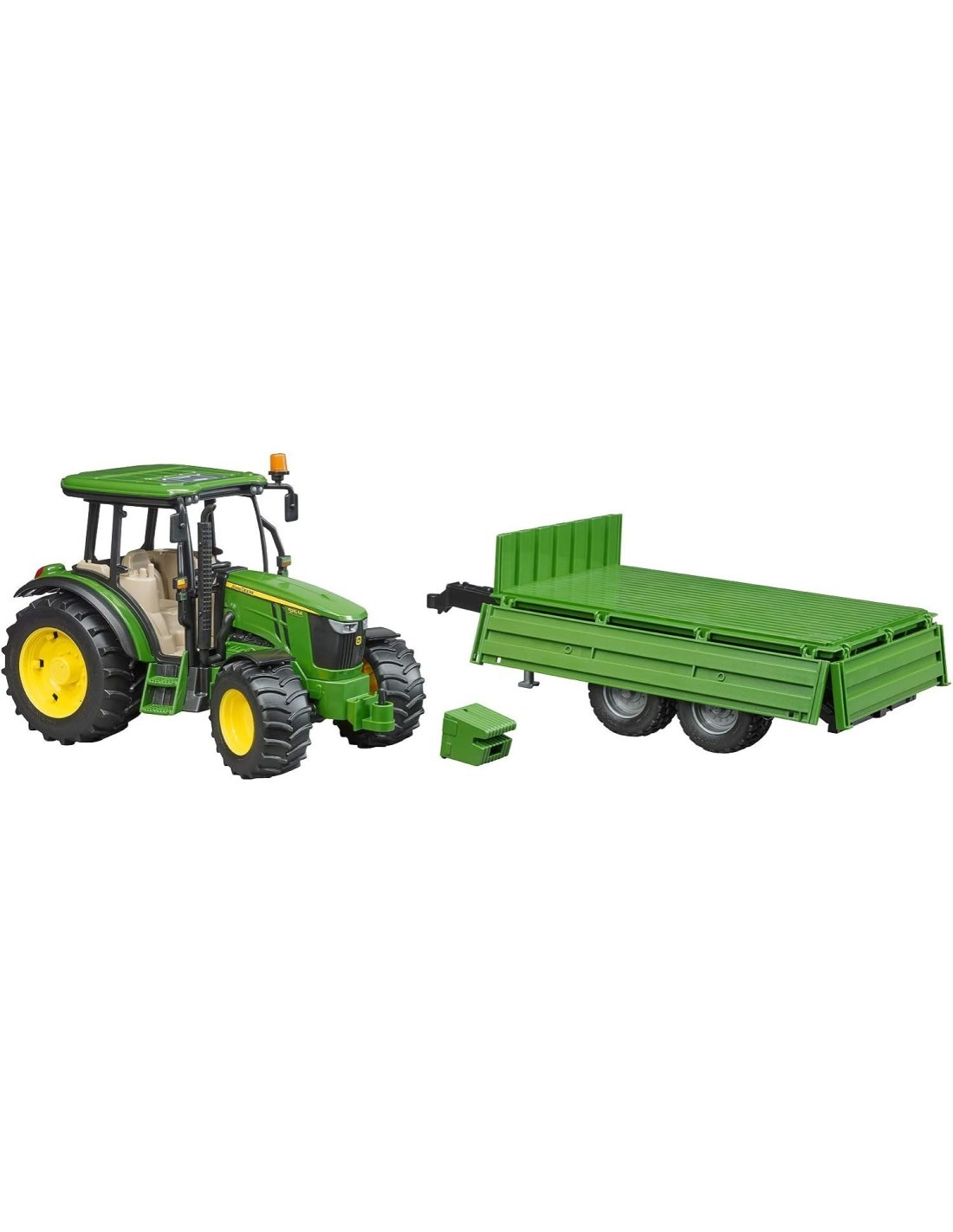 TRATT 02108 JOHN DEERE 5115M C/RIMORCHIO su TreG Ingrosso
