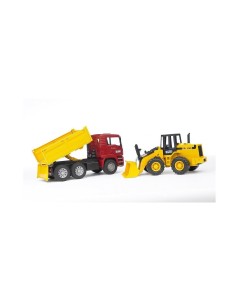 MAN CAMION CON ESCAVATORE 02752 BRUDER SPIELWAREN su TreG Ingrosso 2