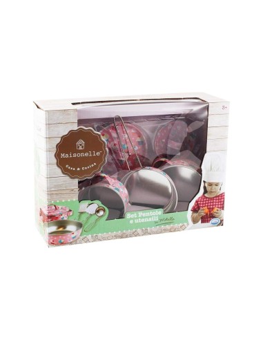 MAISONELLE SET 8 PENTOLE IN METALLO 33347 ODS su TreG Ingrosso