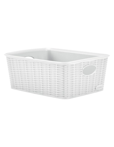 CESTINO ELEGANCE 30970/5 ALTO 25X19X10CM ASSORTITO STEFANPLAST su T...