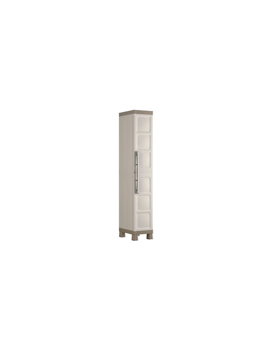 KIS ARMADIO 1 ANTA A 4 RIPIANI BEIGE KETER su TreG Ingrosso