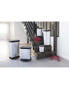 CURVER DECO PATTUMIERA RETTANGOLARE A PEDALE 50 LT KETER su TreG In...