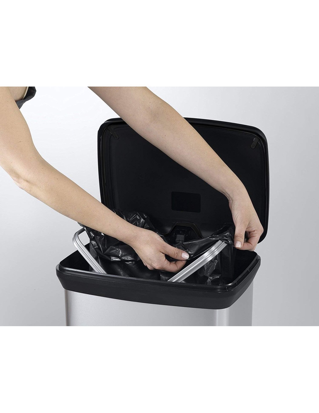 CURVER DECO PATTUMIERA RETTANGOLARE A PEDALE 50 LT KETER su TreG In...