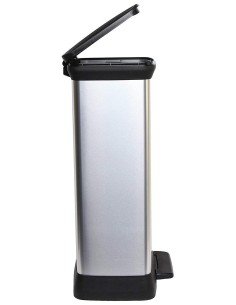 CURVER DECO PATTUMIERA RETTANGOLARE A PEDALE 50 LT KETER su TreG In...