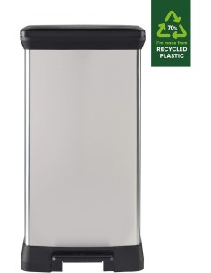 CURVER DECO PATTUMIERA RETTANGOLARE A PEDALE 50 LT KETER su TreG In...