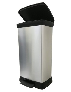 CURVER DECO PATTUMIERA RETTANGOLARE A PEDALE 50 LT KETER su TreG In...
