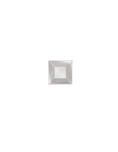 NICE CF 25 PIATTO FONDO BIANCO PERLE' MM.180X180 GOLDPLAST su TreG ...