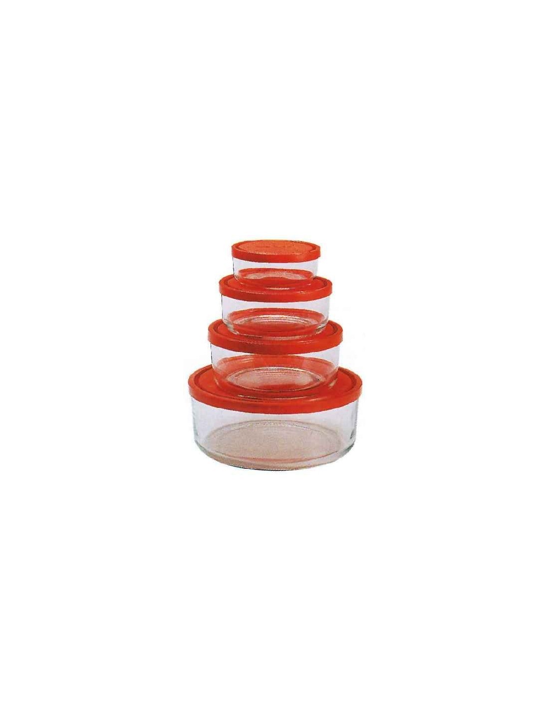 GELO CONTENITORI FREEZER TONDI BOX SET 4pz BORMIOLI su TreG Ingrosso