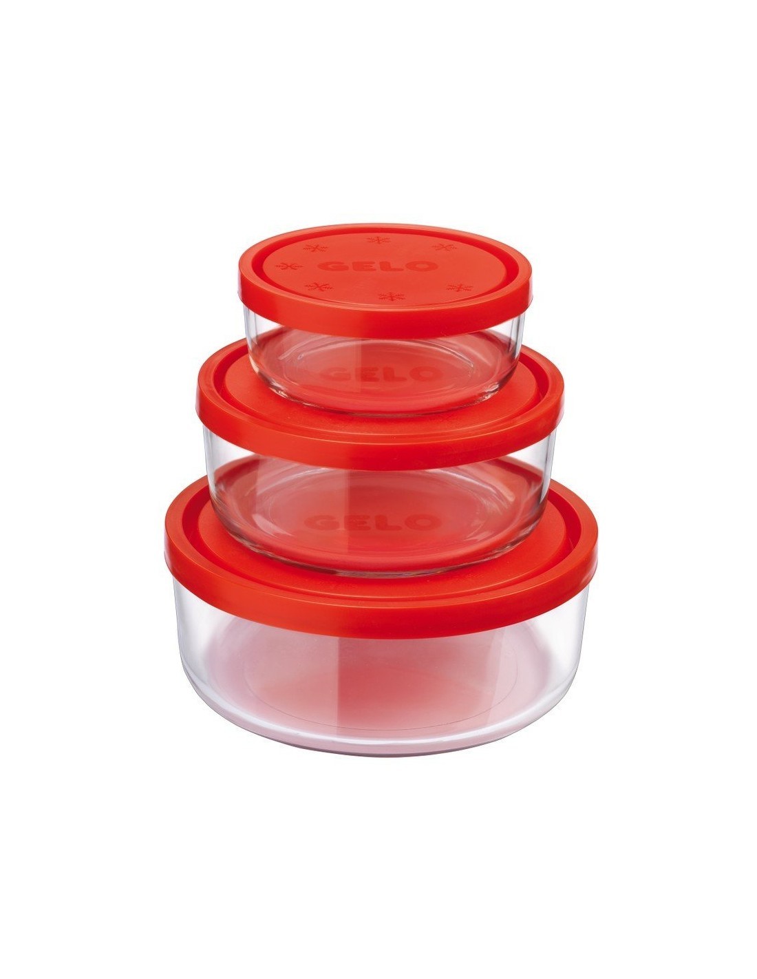 GELO CONTENITORI FREEZER BOX SET 3 PZ BORMIOLI ROCCO su TreG Ingrosso