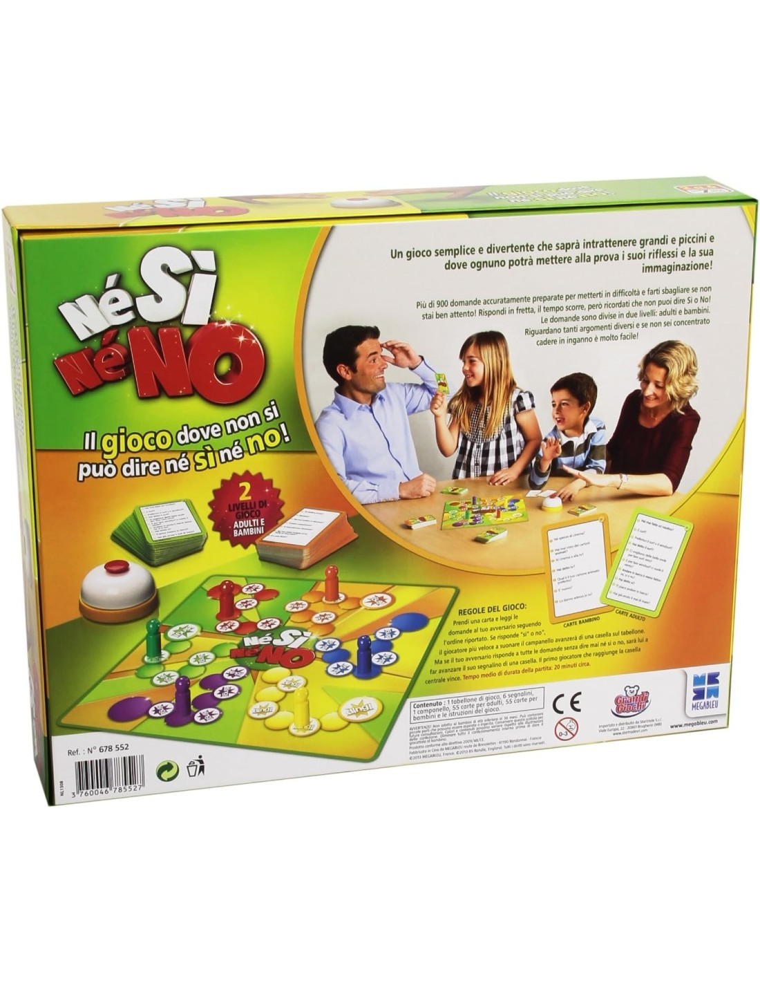 GIOCO NE'SI NE'NO MB678552 GRANDI GIOCHI su TreG Ingrosso