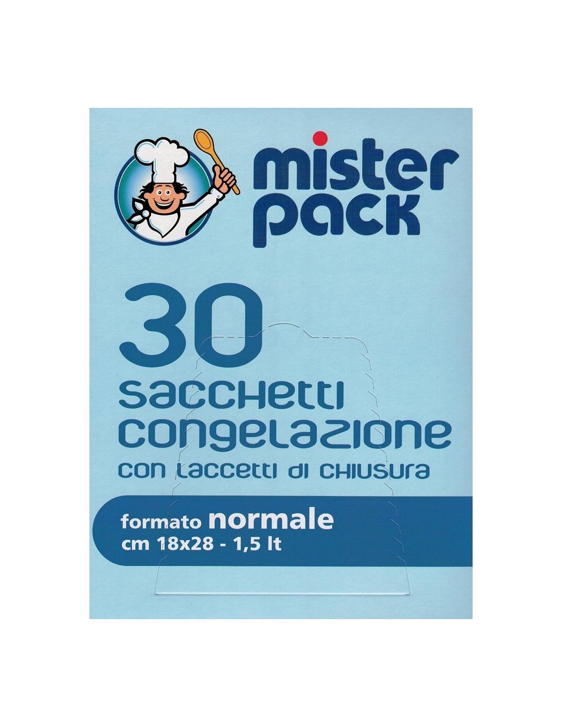 M/PACK 330932 30 SACCH GELO 18X28 su TreG Ingrosso