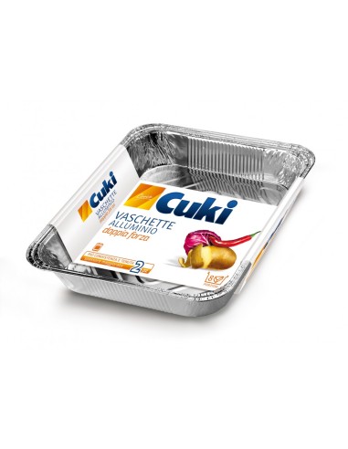 CUKI VASCHETTA RETTANGOLARE 8 PORZIONI 2 PZ su TreG Ingrosso