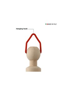 MATTARELLO IN LEGNO CON ANELLO 50 CM DEMOLLI su TreG Ingrosso