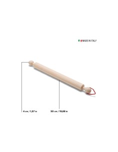 MATTARELLO IN LEGNO CON ANELLO 50 CM DEMOLLI su TreG Ingrosso