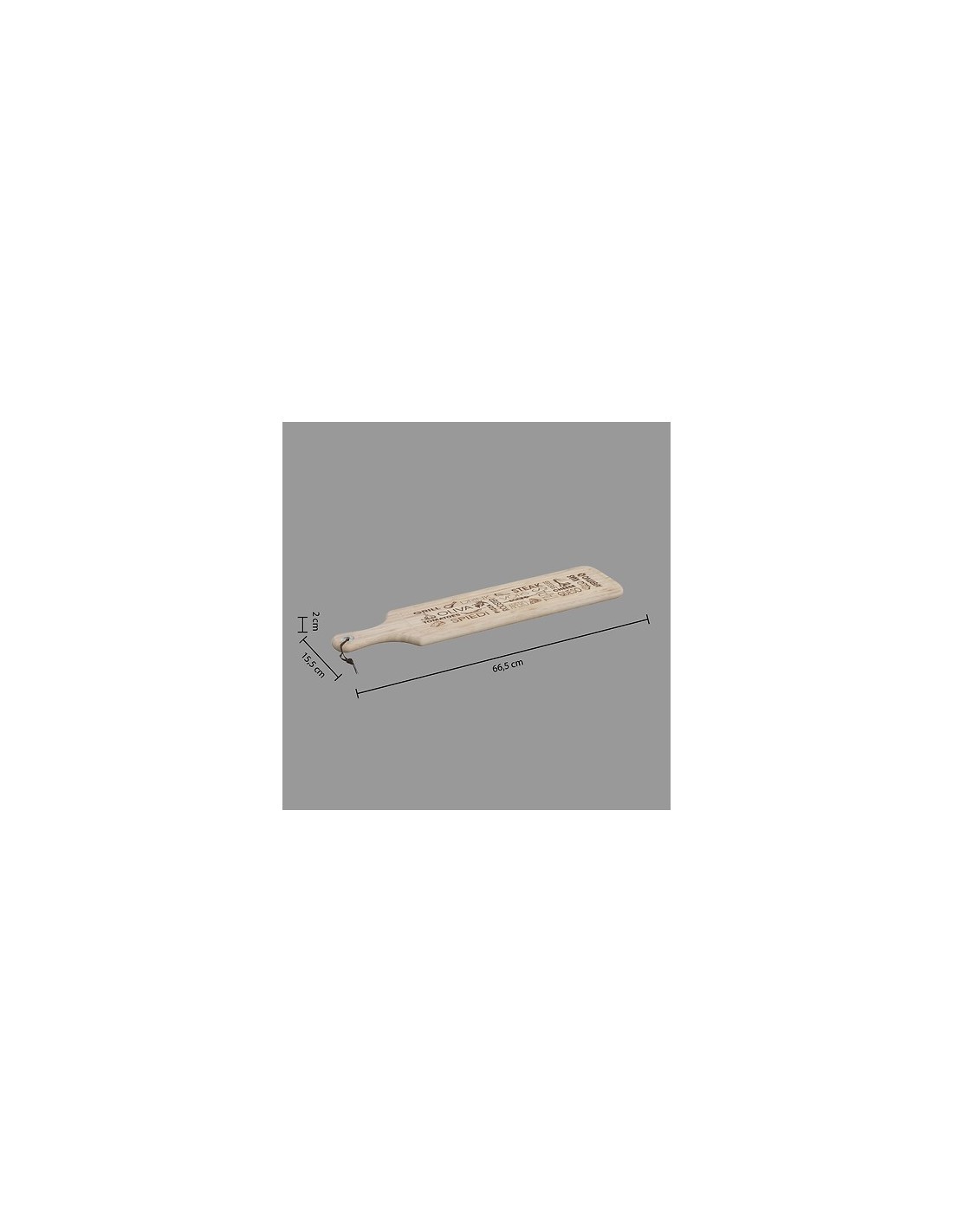 TAGLIERE 125131 CON MANICO 59X15 su TreG Ingrosso