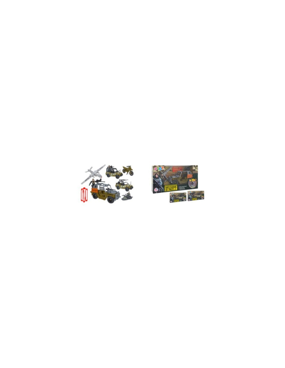 PLAYSET 39413 MILITARE AUTO/PERSONAGGIO/AEREO su TreG Ingrosso