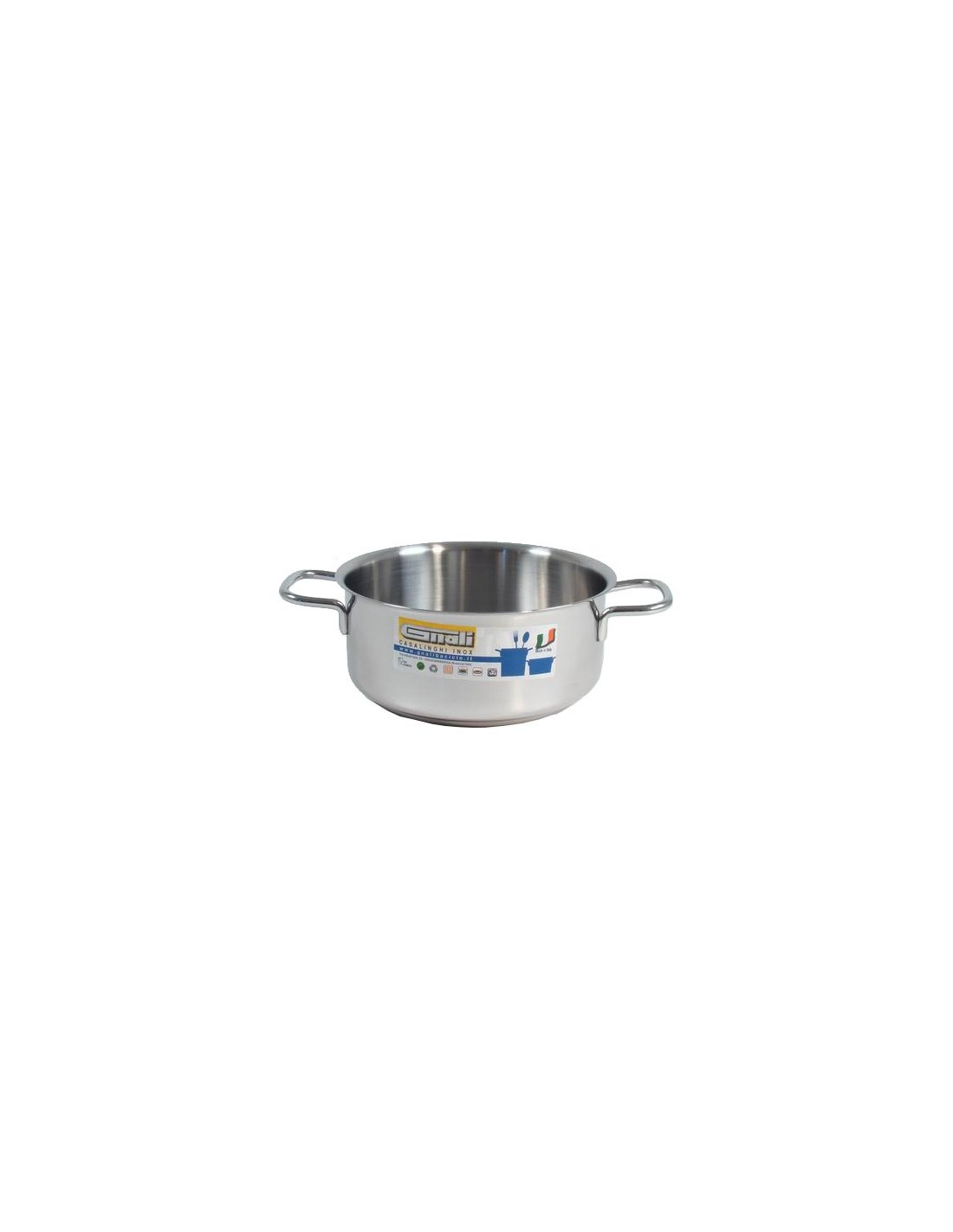 REALTERM CASSERUOLA FONDA D.18 CM CON 2 MANICI GNALI su TreG Ingrosso