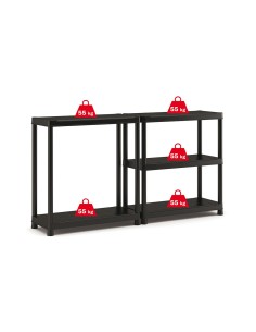 SCAFF SHELF PLUS 5P 9980 90/40/5 su TreG Ingrosso
