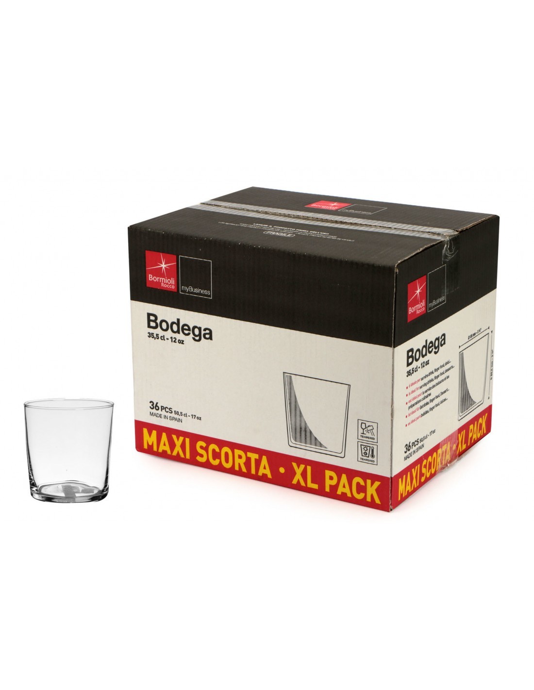 BODEGA BICCHIERE MEDIUM 37CL su TreG Ingrosso