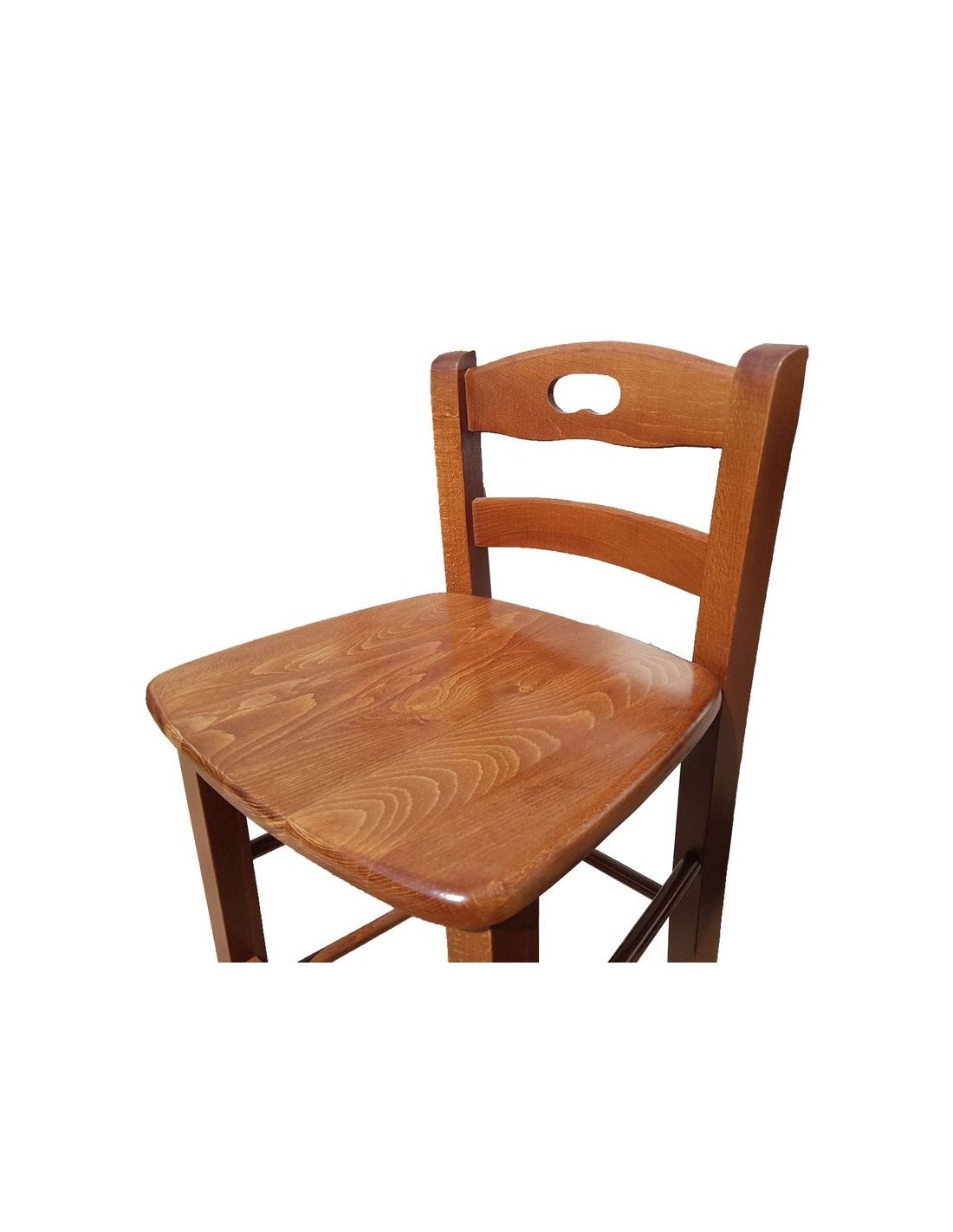 SGABELLO SNACK F2097 MASSELLO NOCE su TreG Ingrosso