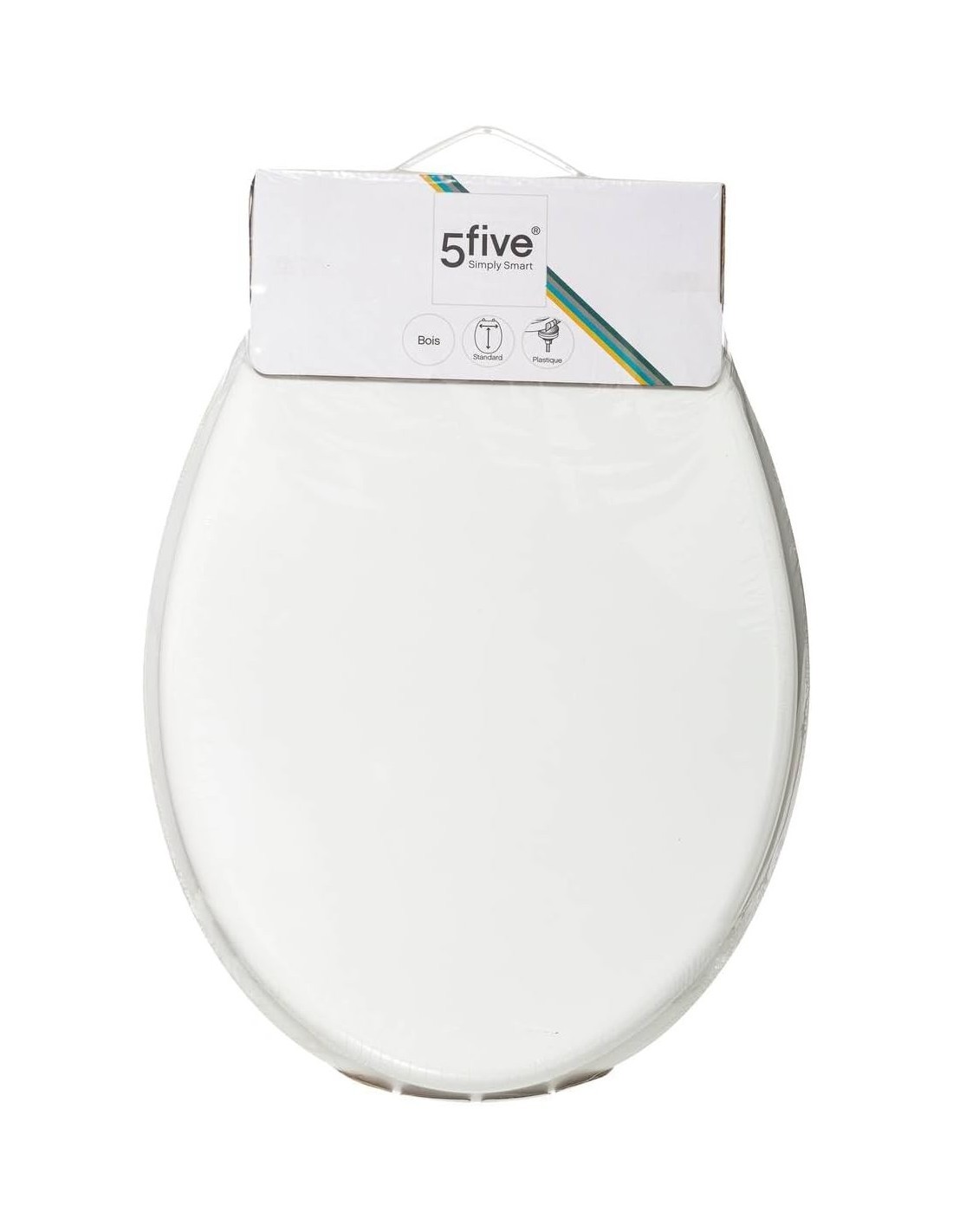 SEDILE WC LEGNO BIANCO 37 x 43 CM 116802 su TreG Ingrosso