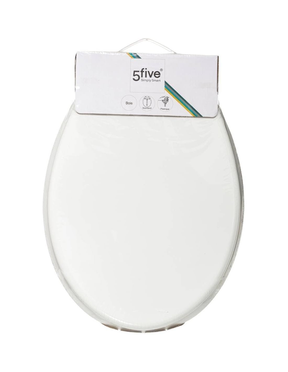 SEDILE WC LEGNO BIANCO 37 x 43 CM 116802 su TreG Ingrosso