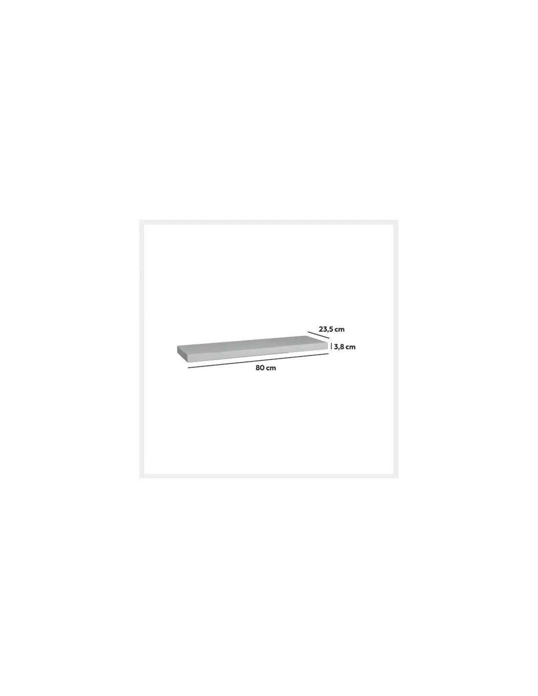 MENSOLA 138954B 80CM BIANCO su TreG Ingrosso
